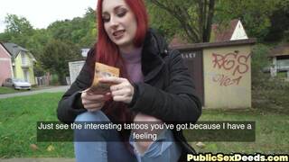 Public alternative babe got picked up and doggystyled