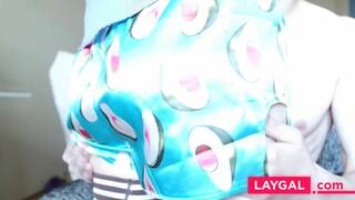 MILF with Natural Tits Enjoys Rough Fuck and Mouthful of Cum