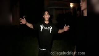 Hot blonde coed whore rides hard dick