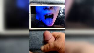 Cumshot video tribute 1 to E.... a cute sweetheart