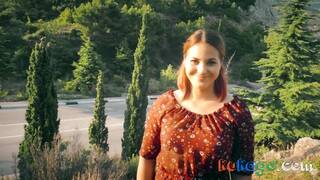 Risky Public Blowjob at a Busy Highway - Amateur Teen Babe Swallows it All