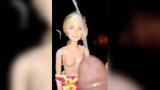 My second real Barbie 2020 cock play and  cumshot compilation not my best work.