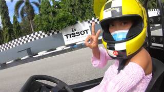 Go karting and fucking with cute amateur Thai teen with a perfect ass