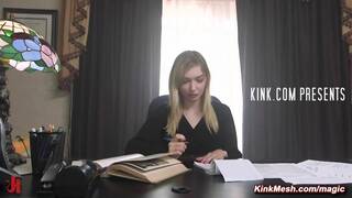 Husband whips and fucks wife in break in bondage roleplay