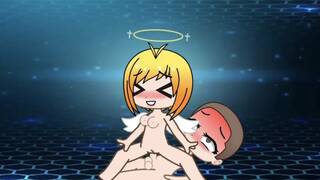 Hot Angel Erato Fucks Default Boy From Gacha Club And Makes Him Cum!!