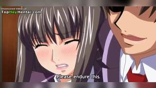 Sensual babe in tights gets cumshot