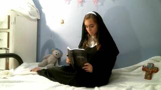 Cosplay Babe's Solo Session: Christ's Cum-pulsion