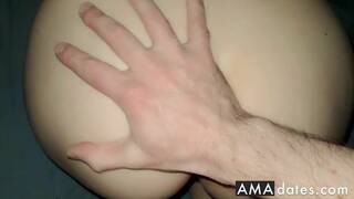 Hardcore fuck night in a hotel with my lover, a creampie report for hubby