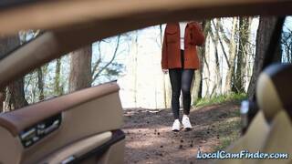 Risky Public Park Masturbation by a Hot 18yo Teen with Creamy Pussy