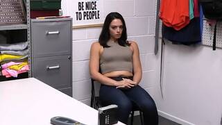 Shoplyfter - Hot Teen Caught Stealing Around The Store