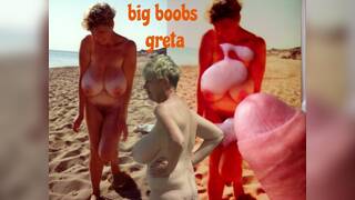 greta big tits vintage blonde short hair tribute