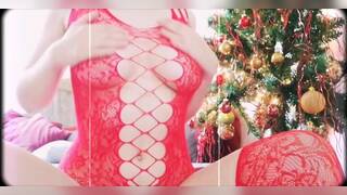 Weihnachts-Solo-Araber-Teenager-Babe