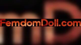 Cruel CFNM femdom inked GF in lingerie pegging crossdresser