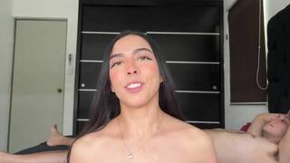 Big Tits Latina Babe Rides a Big Cock Hardcore