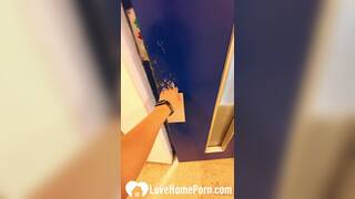 Fingering and face fucking a gorgeous redhead girl