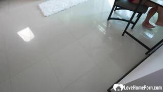 Trying different positions before taking a nap