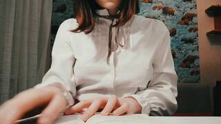 Lustful Russian Schoolgirl's Solo Session