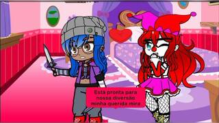 Palhaxota acabando com novinha lésbica e seu amigo