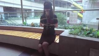 Chinese Girl outdoor exhibitionism BDSM Training 66