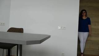 Teen Role-Playing as Nerdy Nurse Gets Rough Throat-Fuck and Mouthful of Cum