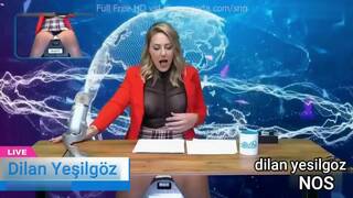 dilan yesilgoz aan het buro