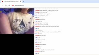 Cute petite omegle teen shows everything