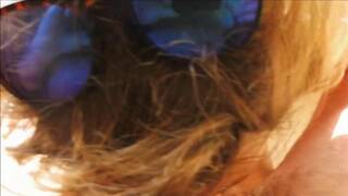 Amateur Babe Blows & Swallows on a Jordan Balcony