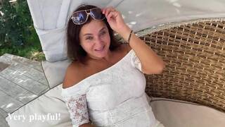 Lucky Guy Fucks Sexy MILF with Big Tits - Rough POV Sex