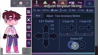 How to make big / hyper lips in gacha