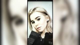 hot blonde teen cum tribute