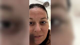 Kimchele gets off hard in the shower with new toy!