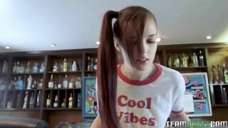 Scarlett Mae - Teen Pinball Wizard Hits The Creampie Jackpot