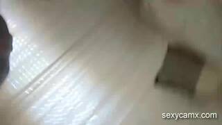 Hot brunette gets facial after blowjob and hard BBC pounding live at sexycamx