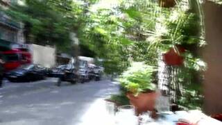 Public Nudity in a restaurant, supermarket and street