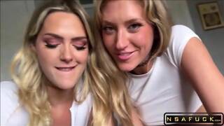 Lesbian Step Sisters Savvy Suxx Addison Vodka Experiment with Penis