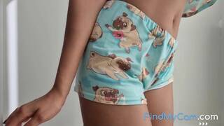 Morning Orgasm for a Sexy Ebony Babe