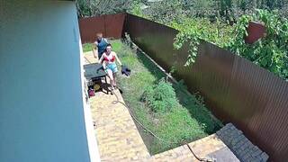 Busty Teen Caught Sucking BF's Cock Outdoors!