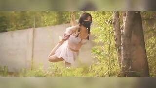 Chinese Girl outdoor exhibitionism BDSM Training 104