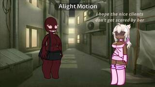 a slutty symbiote has fun with Yami where she gets a blowjob~