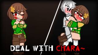 Deal with adult chara >:З || Сделка с взрослой Чарой>:З