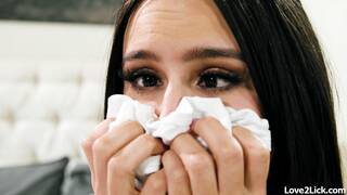 Im going to make you sniff these week worth of used panties