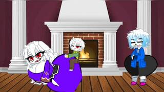 Arsiel having fun with fat asses Arsiel and Toriel and Arsiel and Sans