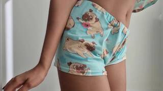 Morning Orgasm for a Sexy Ebony Babe