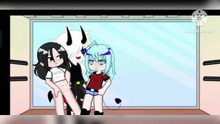 Jugando con mi amigo/gacha trioo