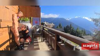 Public Flashing Gardener Gets BDSM Surprise