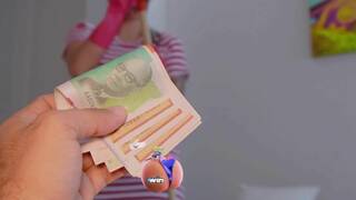 Sexy cleaning damsel with thick bouncy bum gets fucked by her boss, JeniferPlay