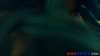 Blue-Haired BBW Cosplayer Gives POV Blowjob and Rides Cock