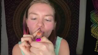 Joi in Spanish with a Young Blonde Gringa - Solo Masturbation