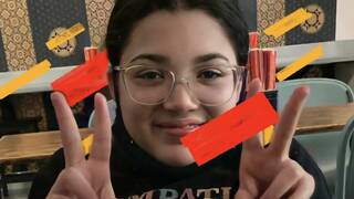 Sweetface chubby teen with big tits dressed undressed shower