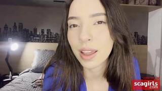 Latin Teen Babe Plays with Sex Toy on Webcam - Part 1